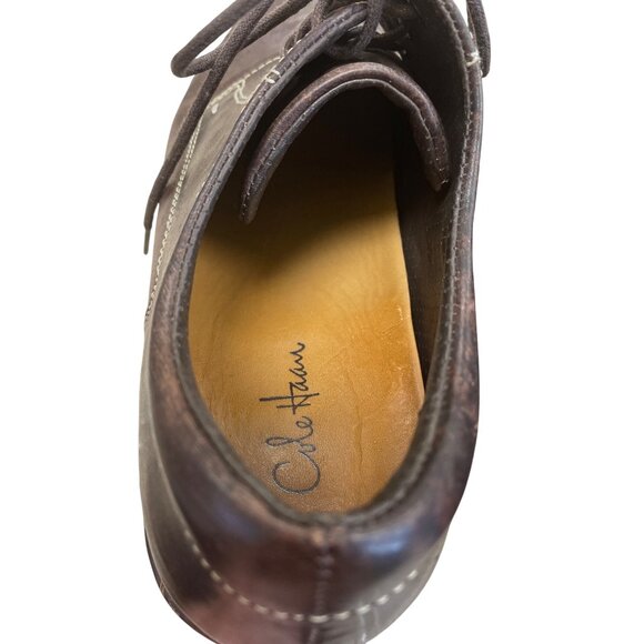 Cole Haan Mens Brown Leather Lace-Up Oxford Dress Shoes Size 9M SKU 8398 main image 6